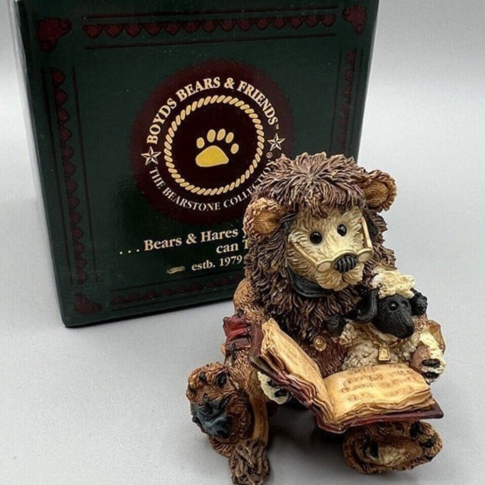 Figurine Boyds Bear Nativity Series #4 Caledonia The Reader 12 E. #2412 1998
